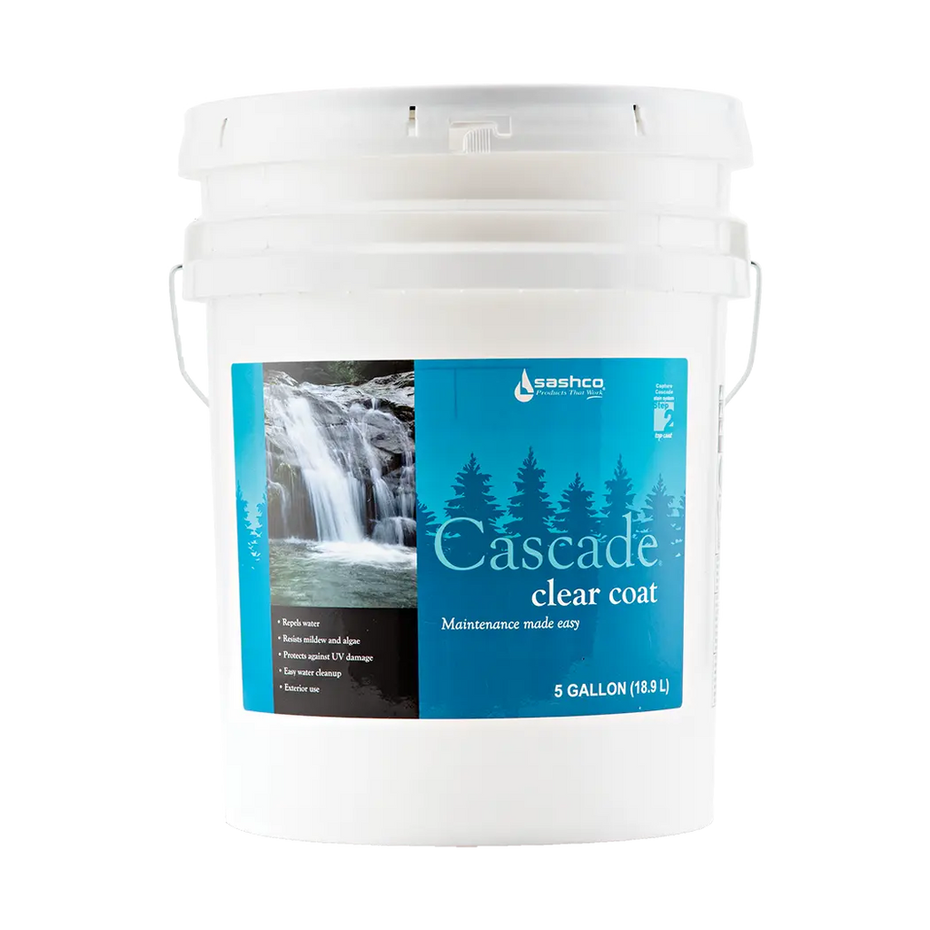 Sashco Cascade Clear Coat - 5 Gallon Pail