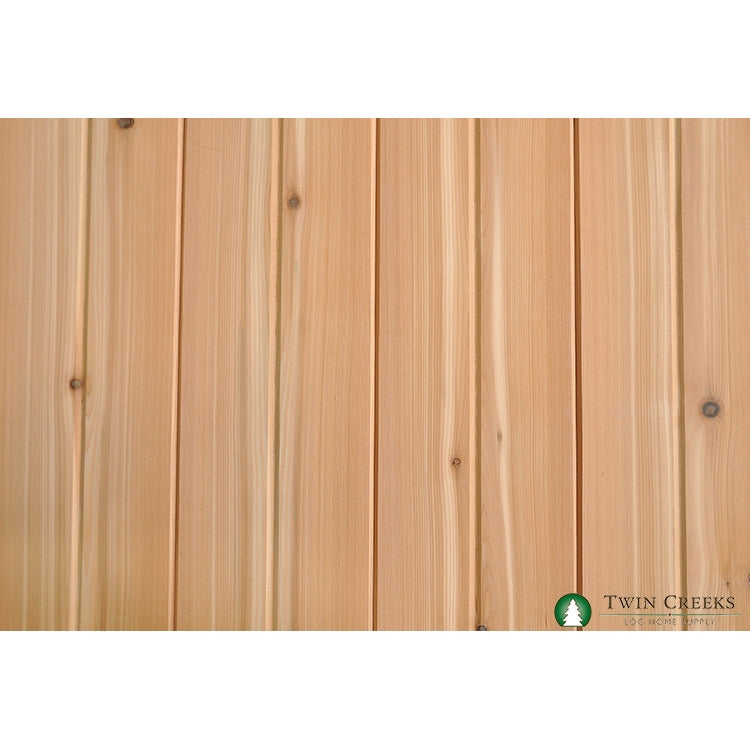 1x10 Western Red Cedar Channel Rustic Log Siding 