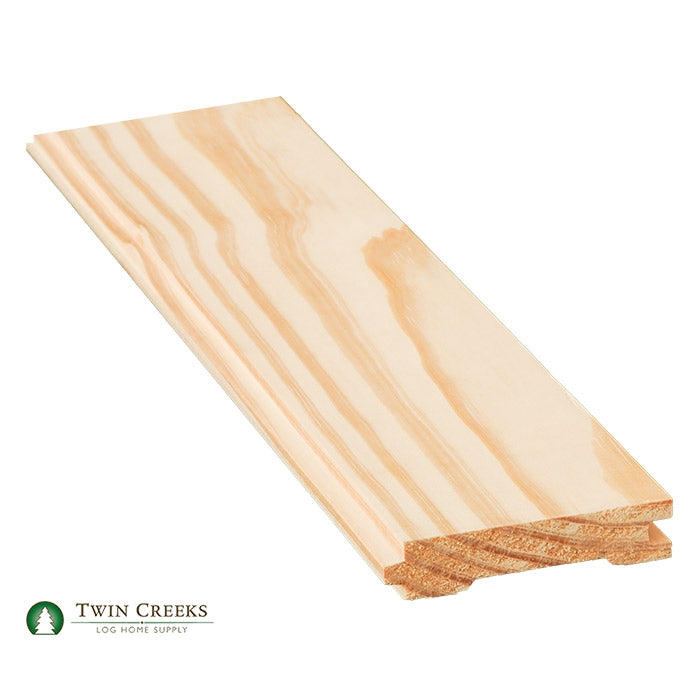 1x4 Southern Yellow Pine T&G Flooring - C Grade Profile