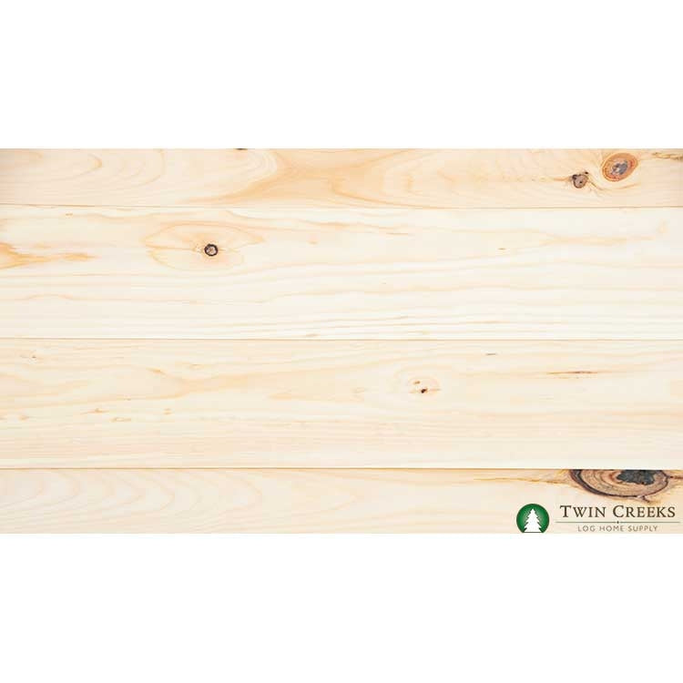 1x8 White Pine Shiplap Siding - Close Wall Photo 