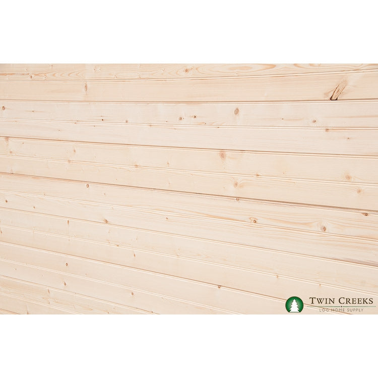 1x6 Spruce T&G Paneling: E&CB Wall Photo Angled