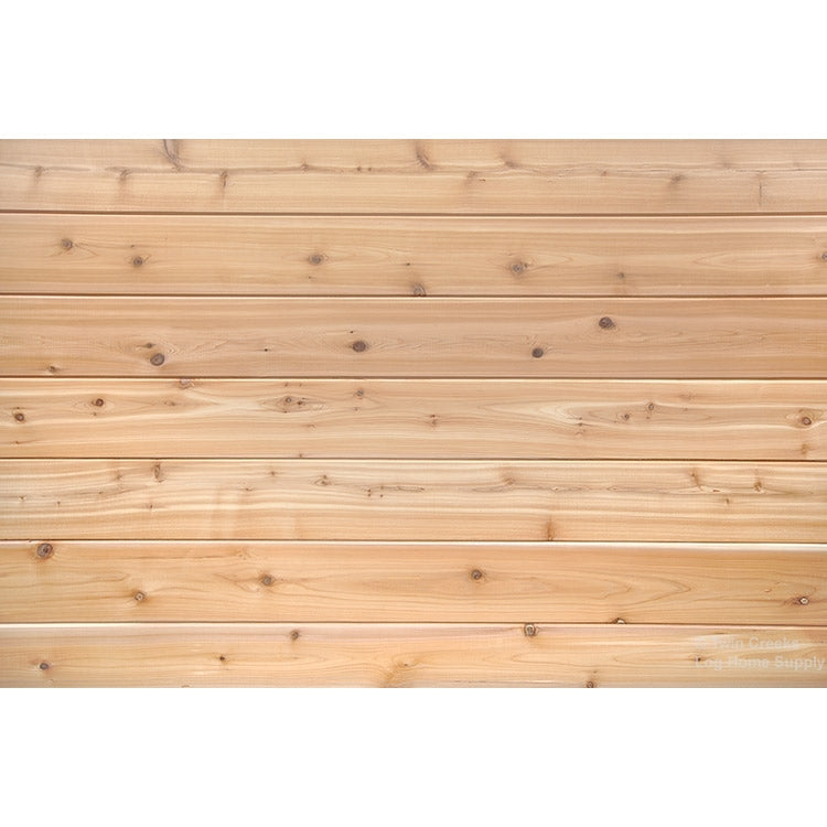 1x8 Western Red Cedar Smooth Face T&G (Forward Installed Photo)