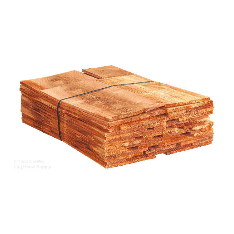 Bundle of 18", #4 Grade, Western Red Cedar Shingles