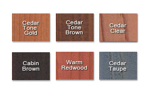 Log-Gevity Log Finish Coat Color Chart