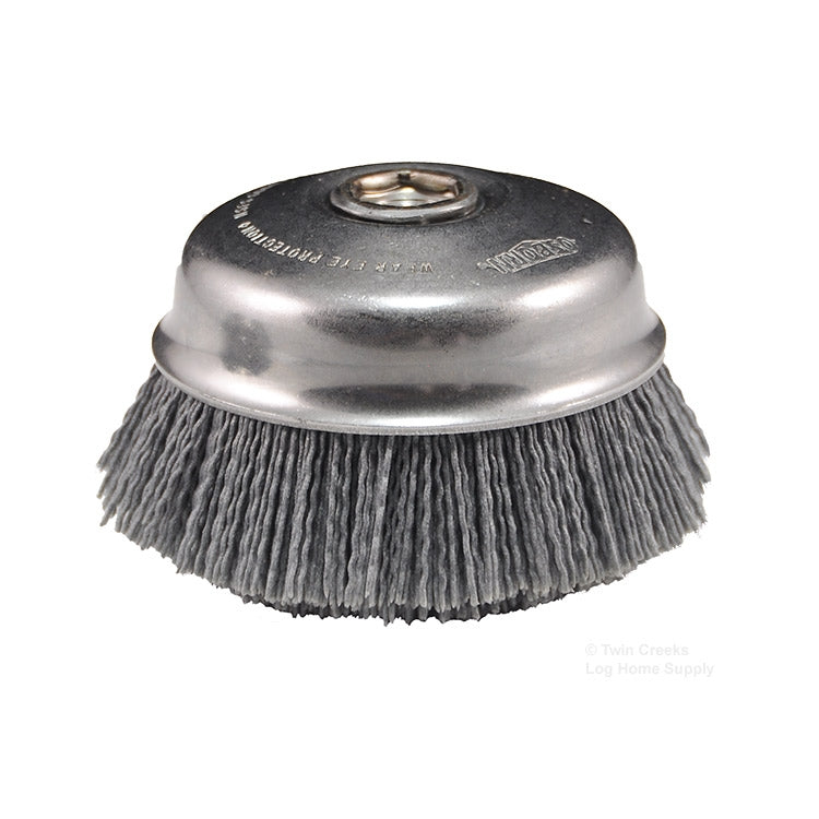 Osborn Abrasive Cup Brush (4" - 80 Grit Brush)